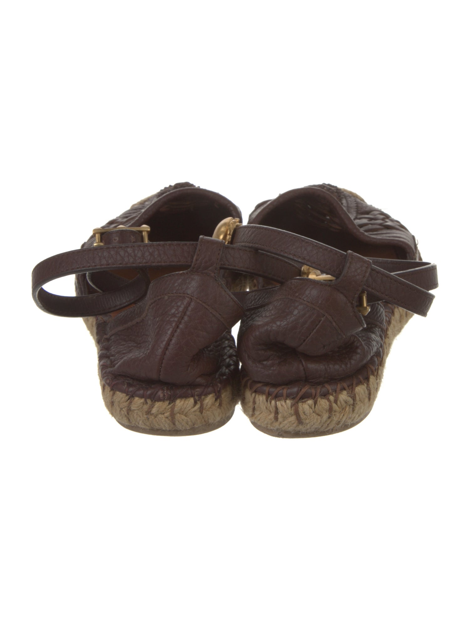 Valentino Leather Espadrilles